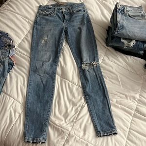 Joe Jean skinny ankle size 25 light wash